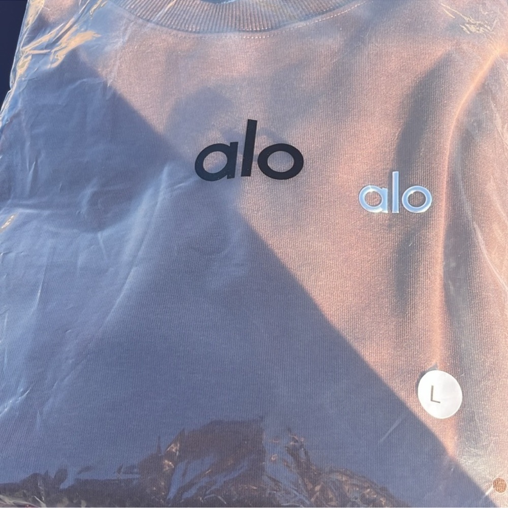 Alo yoga accolade crewneck - espresso brown sweatshirt pull-over tee gym NWT - Picture 2 of 2